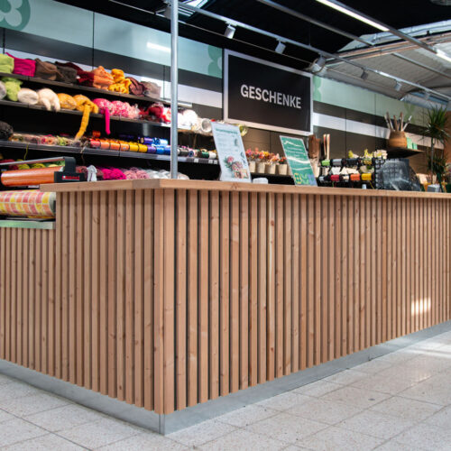 Einpackstation für Geschenke