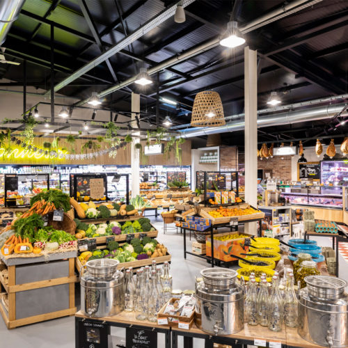 450 qm groß ist der Biomarkt in Anglet.