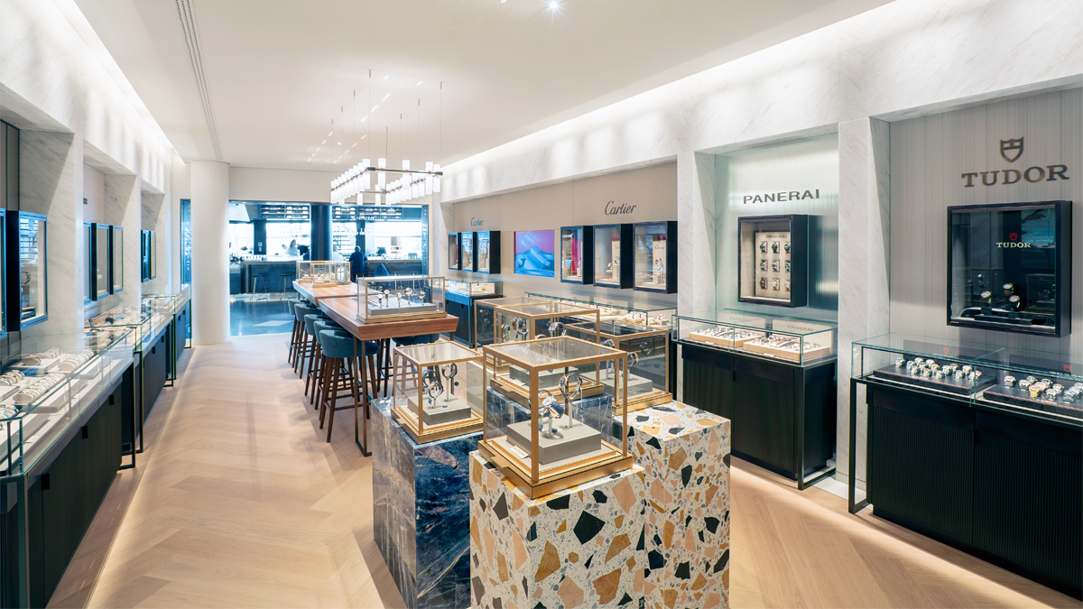 Bucherer und Rolex Edles Doppel stores shops