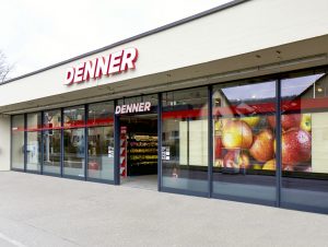 Die Filiale des Lebensmitteldiscounters Denner in Schwamendingen.
