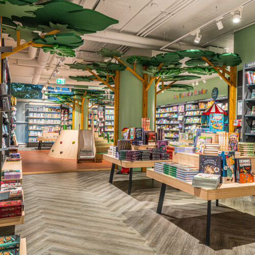 Die Kinderbuchabteilung im Obergeschoss 