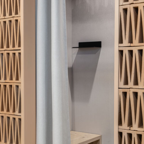 Die Ziegelsteine als Elemente der Umkleiden