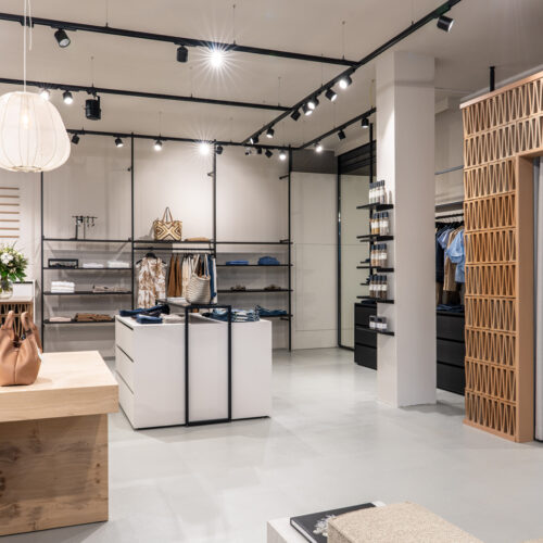 Blick in den hinteren Bereich des Stores