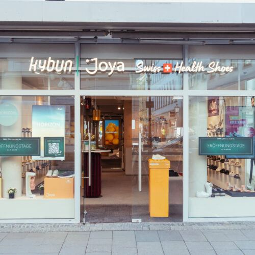 Die Bauzeit für den Store betrug zweieinhalb Monate