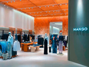 Das neue Designkonzept wurde auch im Mango-Store in Dubai umgesetzt