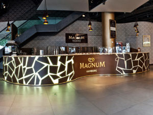 Pop-up-Infinity Lounge von Magnum