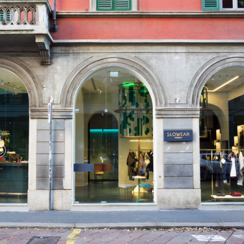 Slowear-Fassade in Mailand