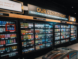 Der Store steht im schon aufgrund seiner Bahnhofsnähe viel frequentierten Hamburger Stadtteil St. Georg