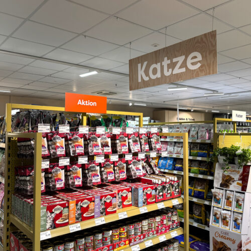 Die Themenwelten sind deutlich markiert