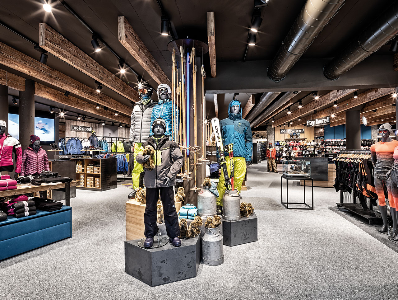 Intersport mit spitzenmäßiger Location