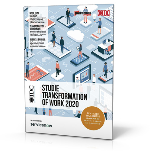 ServiceNow: Transformation of Work Studie für den Handel