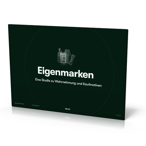 epap GmbH: Eigenmarken – eine Studie zu Wahrnehmung und Kaufmotiven