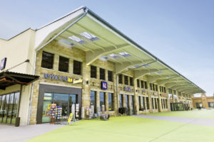 Das 2011 eröffnete Shopping-Center Emaillierwerk Fulda