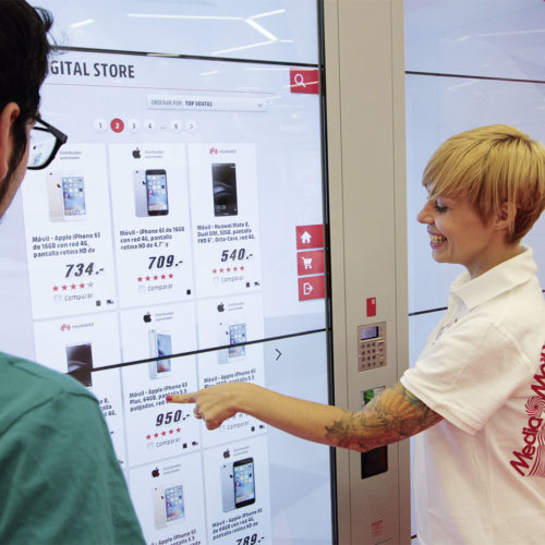 In Barcelona testet Media Markt ein neues, digitales Geschäftsmodell auf einer Kleinfläche von rund 400 qm. (Foto: Media Markt Saturn Retail Group)