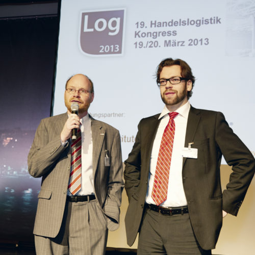 Grußwort an das Auditorium: Thomas Kempcke (EHI) und Sebastian Krug (GS1 Germany)