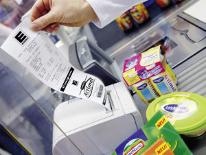 Das Drucken von Barcodes, etwa für Coupons im Foodhandel, gehört zu den Standard-Funktionen moderner Kassendrucker. (Foto: Acardo)