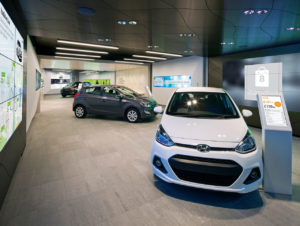 Autokauf auf der Shopping-Tour: Store des Hyundai-Formats Rockar im britischen Bluewater-Shopping-Center in der Nähe von London (Foto: Dalziel and Pow)