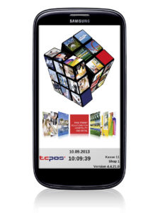TCPOS macht mit seiner Kassenlösung ein Samsung Galaxy S3-Smartphone zur mobilen Kasse. (Foto: TCPOS)