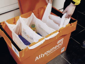 Der Online-Versender Allyouneed baut seinen Lebensmittel-Lieferservice derzeit aus. (Foto: Allyouneed)