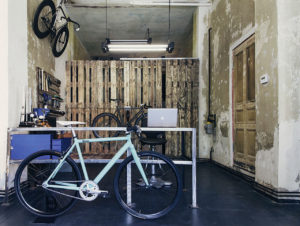 Der Pop-up-Showroom der Fahrrad-Manufaktur 8bar in Berlin-Kreuzberg (Foto: 8barbikes)