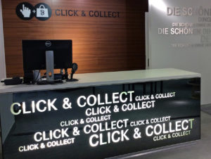 Auch Breuninger arbeitet mit separaten Click&Collect-Punkten, hier in Stuttgart (Foto: Breuninger)