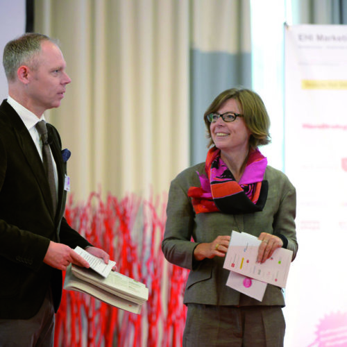 Die Programm-Macher: Dr. Martin Kiel (Douglas Informatik) und Marlene Lohmann (EHI)