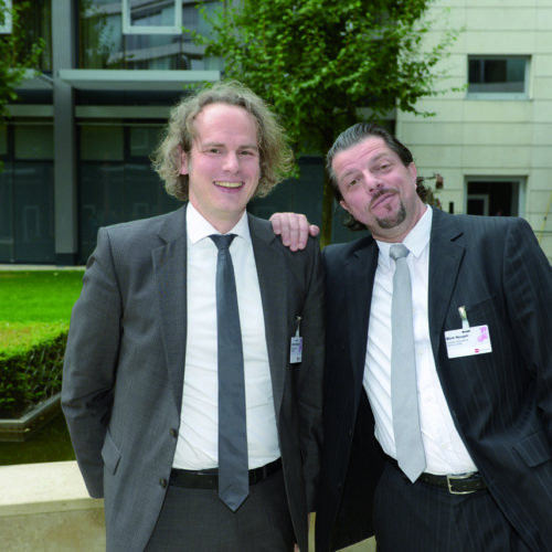 In Pose: Carsten Kentschke und Mark Neuper (beide Douglas Informatik)