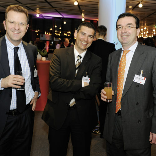 Markus Tkotz (Markant), Roman Melcher (dm-drogerie markt), Hans-Christian Zimmer (BackWerk)