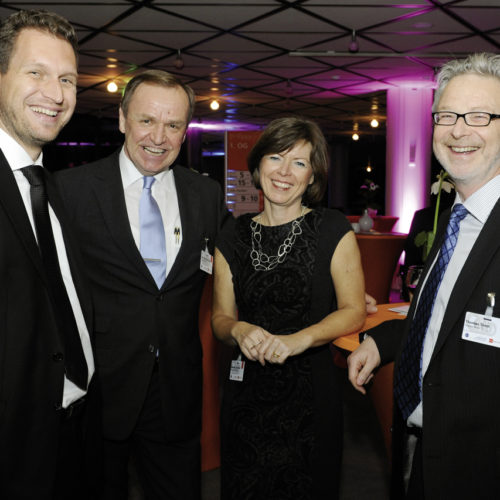 Daniel Welzer (Prinovis), Hans-Heinrich Katt (Teradata), MarleneLohmann (EHI), Thomas Timm (Teradata)