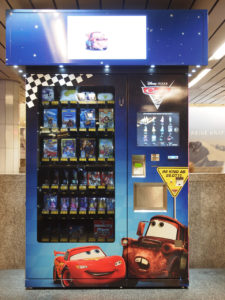 Verkaufsautomat für Disney-Produkte