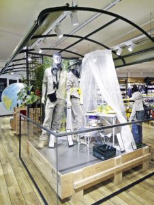 Gut inszenierte Themeninseln