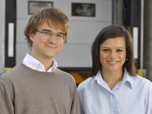 Philipp Oberende und Stella Viktoria Schieffer gründeten die Onlineplattform, damit Transportbilanzen in Zukunft besser ausfallen.