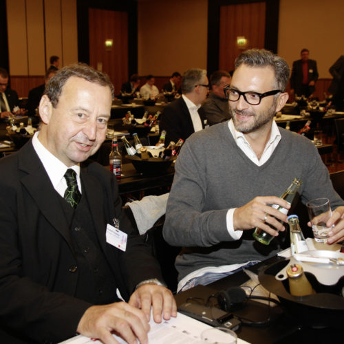 Gäste aus Österreich: Rudolf Heybey und Martin Preschl (beide dm-drogerie markt Österreich)