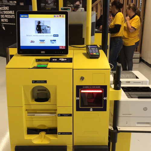 Die Metro Compact Stores ermöglichen Self-Checkout. (Foto: Metro Cash & Carry France)