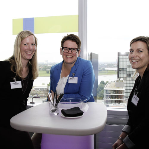 Mareen Klöpper, Heike Thiemann und Christine Stewen (alle Ernsting’s Real Estate)