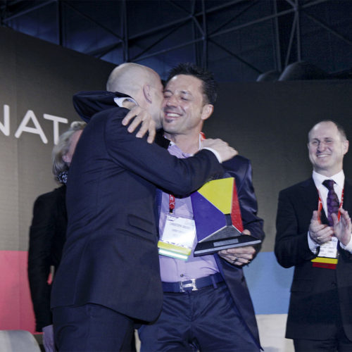 Dieter Blocher, Christoph Bründel (Instersport Bründel) (Foto: EHI / Messe Düsseldorf)