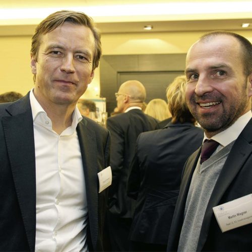 Vincent Frommel (F&C Reit) und Martin Wagner (Real I.S.)