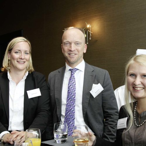 Isabel Lenzen (Hahn Fonds), Georg Orlich (Corpus Sireo), Lisann Maasberg (GRR Real Estate)