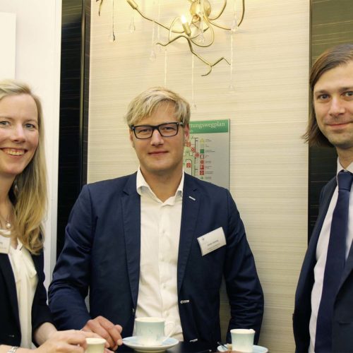 Mareen Vögeding (Ernsting`s), Jonas Lensing (Kaufland) und Thomas Binsfeld (Landmarken)