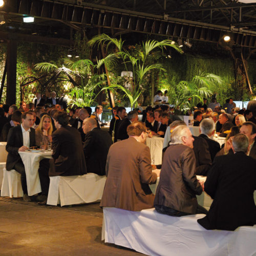 Partystimmung am Kongressabend