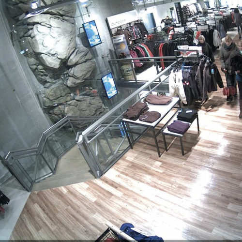 Der Laden im Blick mit Kameraüberwachung. (Foto: Security Consult)