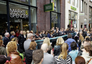 M&S ist in den Niederlanden auf Expansionskurs: Hier die Eröffnung des Geschäfts in der Kalverstraat in Amsterdam