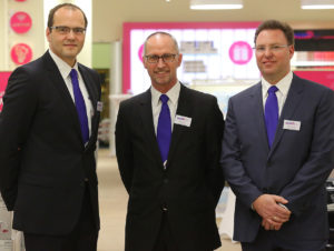 Das Geschäftsführungs-Trio sieht sich auf einem dynamischen Weg: Frank Tepaß (links), Reinhold Kuch (Mitte) und Rüdiger Grommes (rechts)