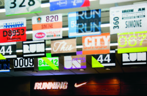 Nike, Köln: Echte Startnummern erzählen eine echte Geschichte