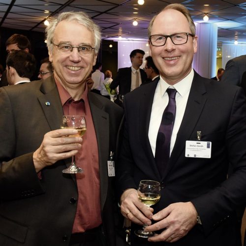 Dieter Overath (Transfair) und Stefan Genth (HDE)