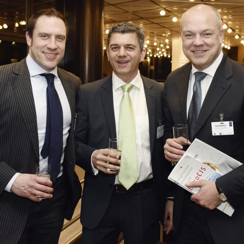 Patrick Riedl (Penny), Marcel Rahmati (Rewe), Ingo Wolters (GS1 Germany)