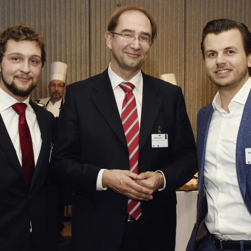 Valentin Wessel (Sweet Company), Stefan Harms (Dextro Energy), Sebastian Diehl (Emmas Enkel)