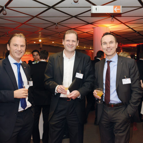 Roland Stroese (Intersnack), Ulf Adebahr (GS1 Germany), Kay Schiebur (Lekkerland)