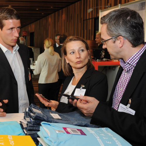 Björn Rothbrust, Dennis Hollmann und Dirk Endlich,alle Checkpoint Systems