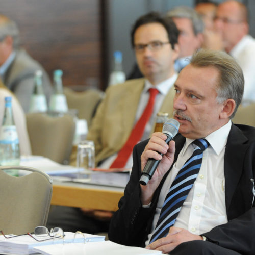 Peter Agel, Rewe, und Harald Naser, Kaufland